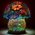 Frosted Mushroom Lamp